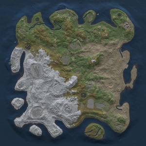 Thumbnail Rust Map: Procedural Map, Size: 4000, Seed: 1140338118, 18 Monuments