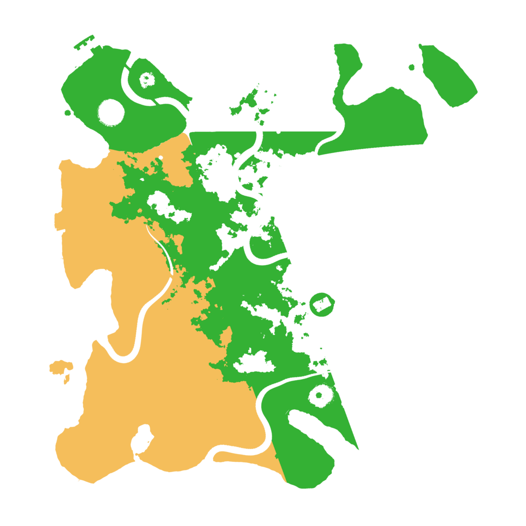 Biome Rust Map: Procedural Map, Size: 3500, Seed: 602641423