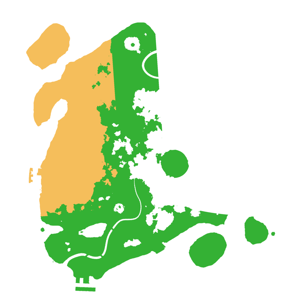 Biome Rust Map: Procedural Map, Size: 3000, Seed: 534134260