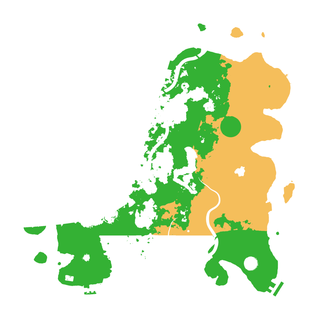 Biome Rust Map: Procedural Map, Size: 4000, Seed: 130851863