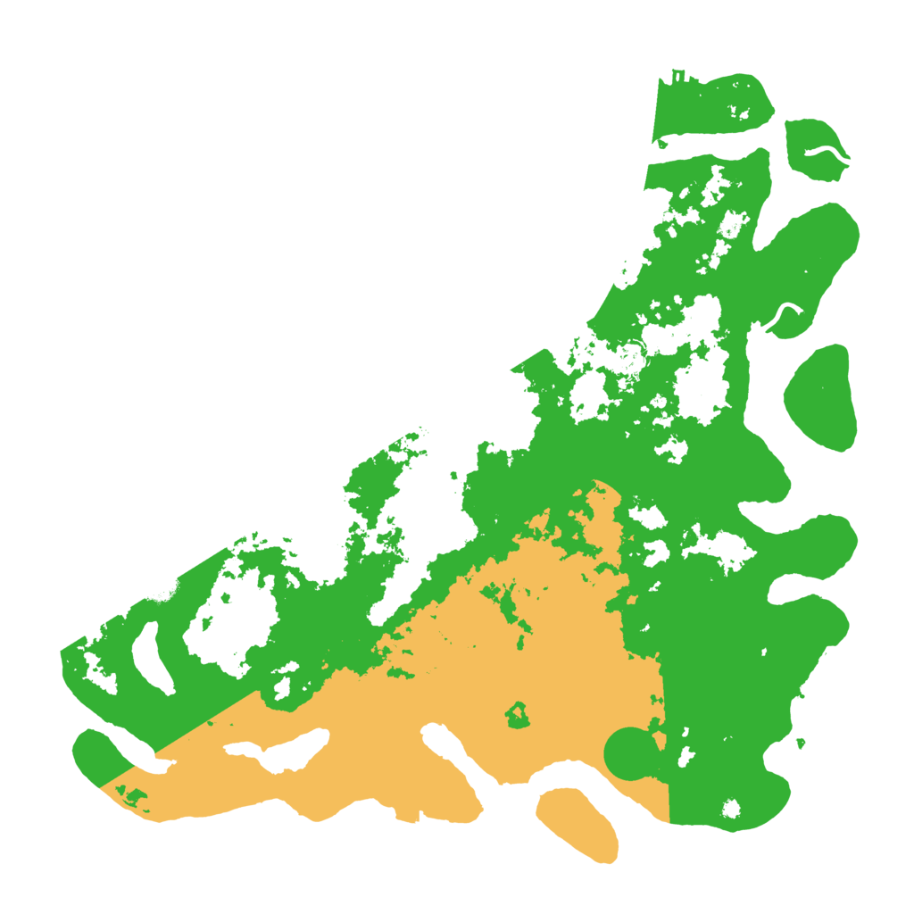 Biome Rust Map: Procedural Map, Size: 4500, Seed: 1927548402
