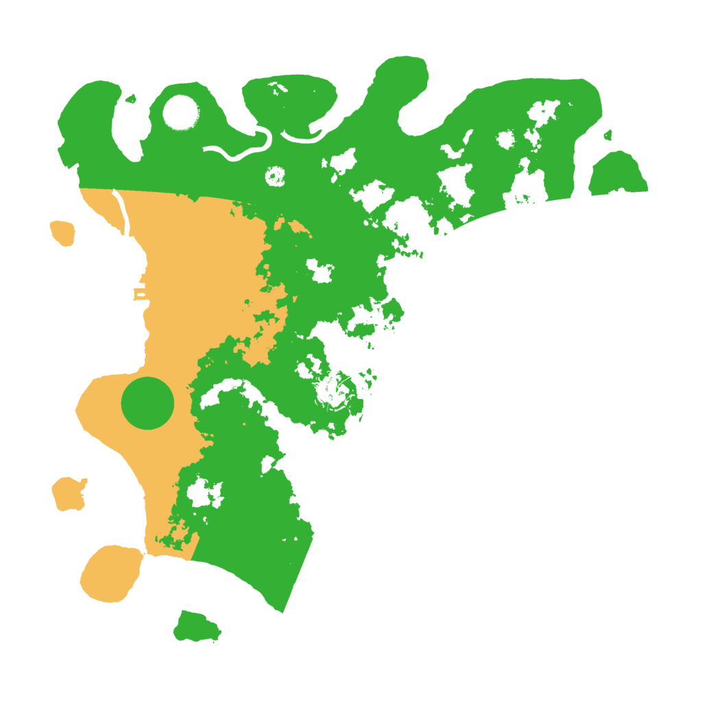 Biome Rust Map: Procedural Map, Size: 3500, Seed: 3219231