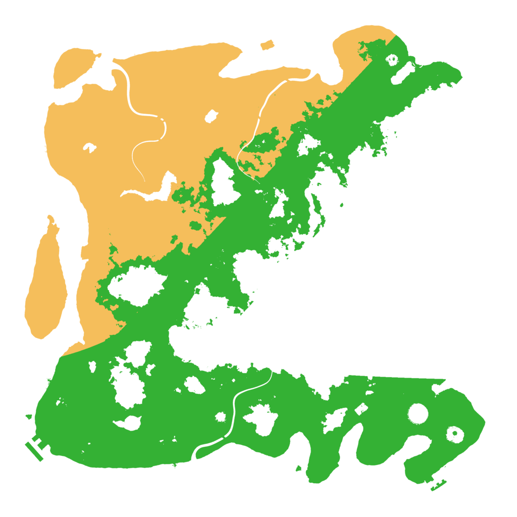 Biome Rust Map: Procedural Map, Size: 4500, Seed: 343517922