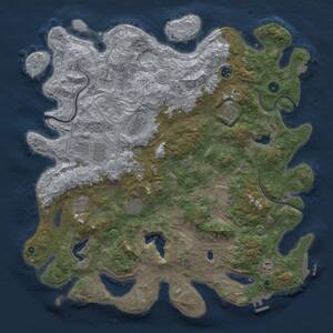 Thumbnail Rust Map: Procedural Map, Size: 4800, Seed: 1204072559, 16 Monuments