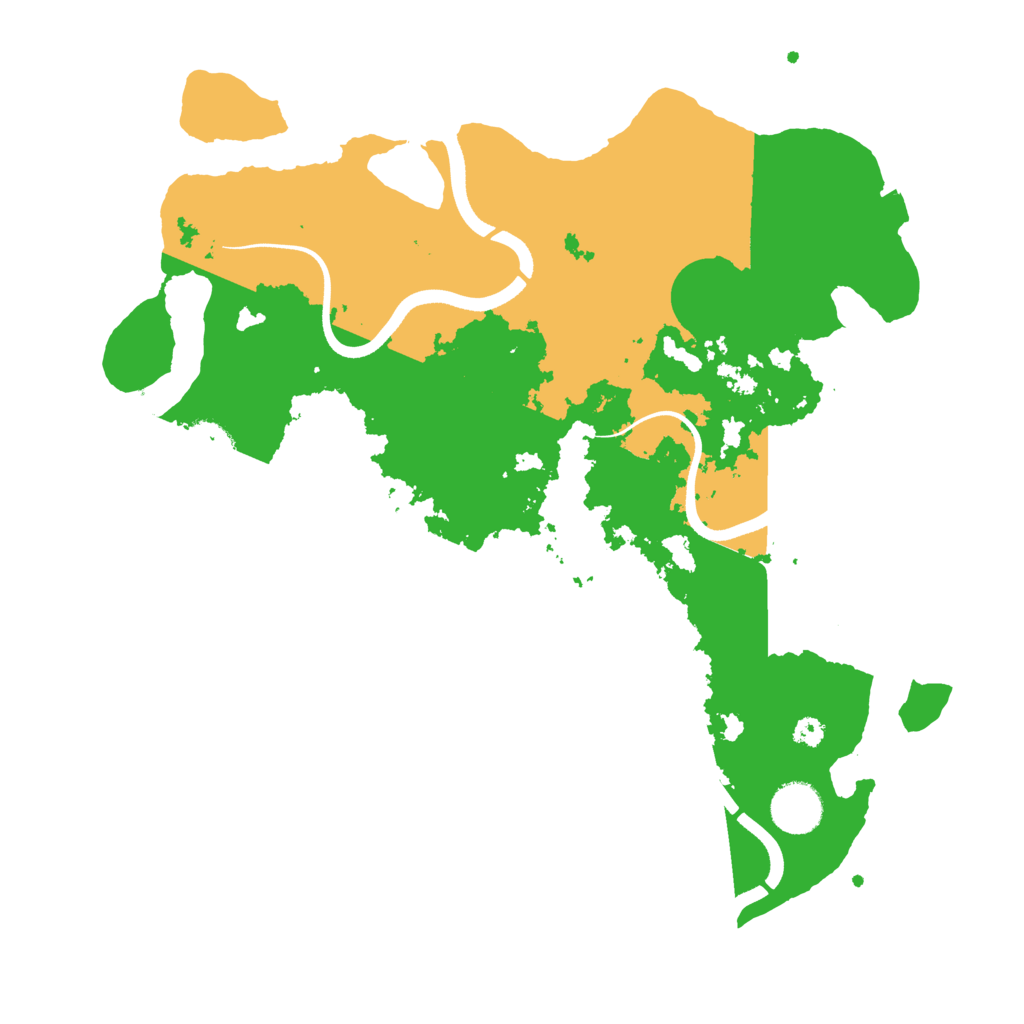 Biome Rust Map: Procedural Map, Size: 3500, Seed: 1073318332