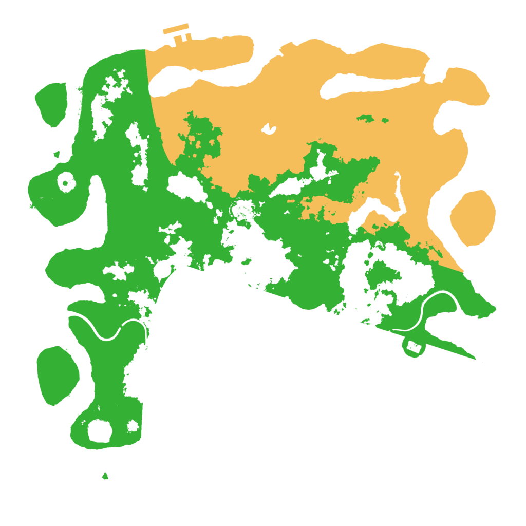 Biome Rust Map: Procedural Map, Size: 4096, Seed: 788767104