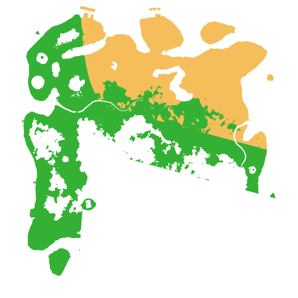 Biome Rust Map: Procedural Map, Size: 4000, Seed: 552733879