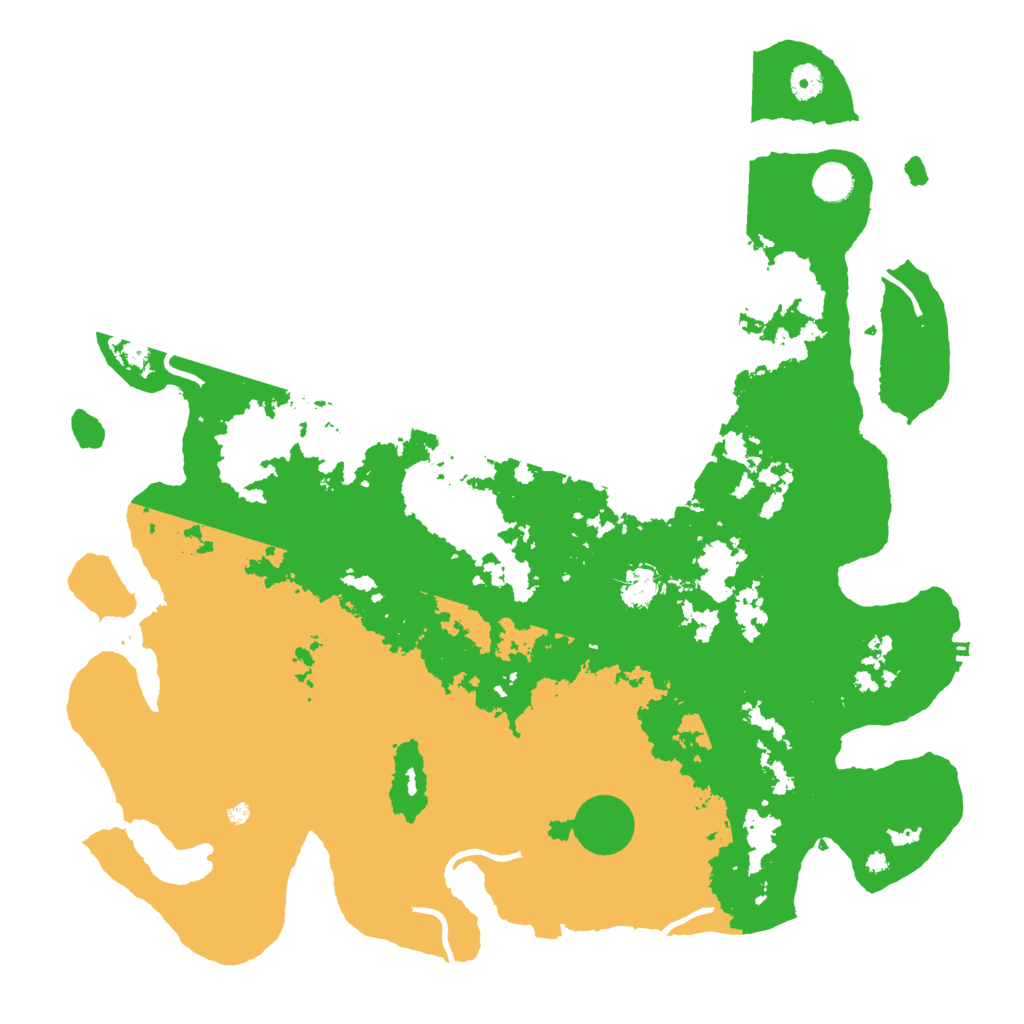 Biome Rust Map: Procedural Map, Size: 4500, Seed: 922843173