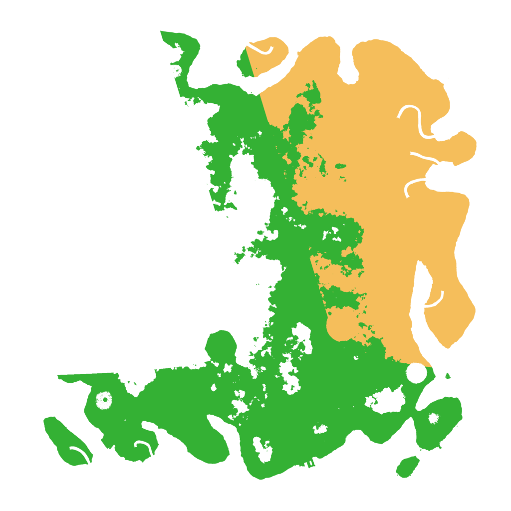 Biome Rust Map: Procedural Map, Size: 4500, Seed: 402910514