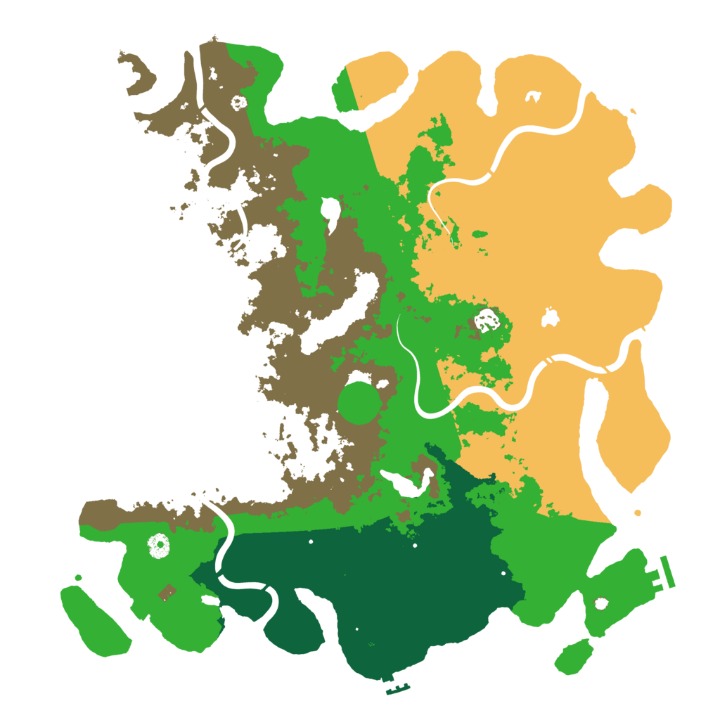 Biome Rust Map: Procedural Map, Size: 4500, Seed: 402910514
