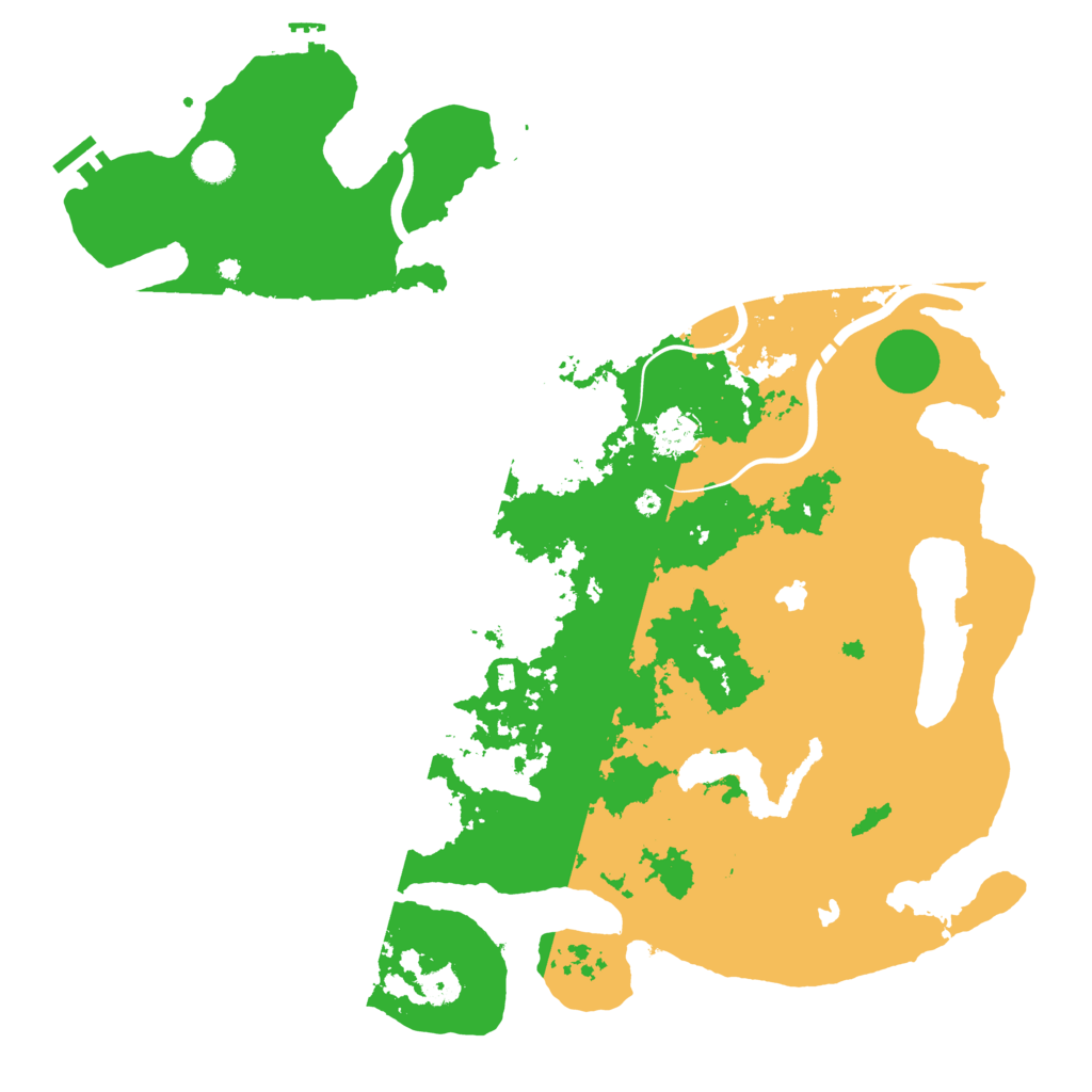 Biome Rust Map: Procedural Map, Size: 4500, Seed: 8758758