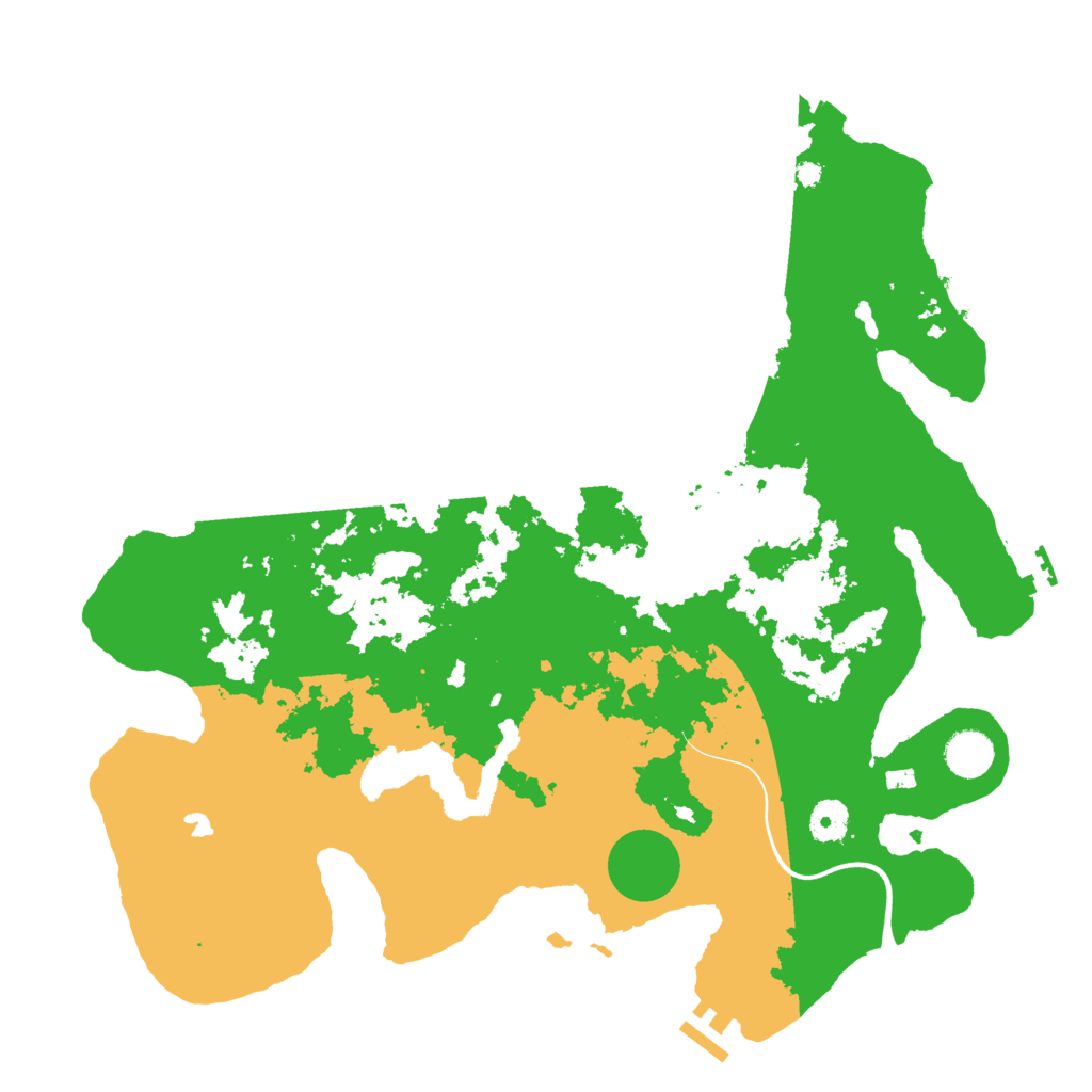 Biome Rust Map: Procedural Map, Size: 4000, Seed: 1144107964