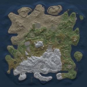 Thumbnail Rust Map: Procedural Map, Size: 4250, Seed: 452290362, 19 Monuments