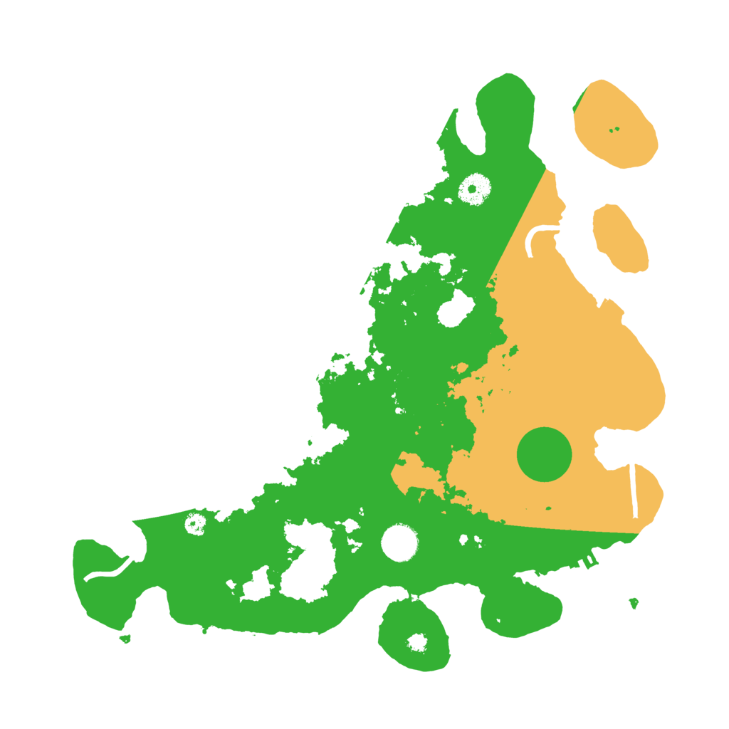 Biome Rust Map: Procedural Map, Size: 3500, Seed: 1402222304