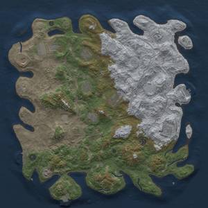 Thumbnail Rust Map: Procedural Map, Size: 4500, Seed: 879749108, 19 Monuments