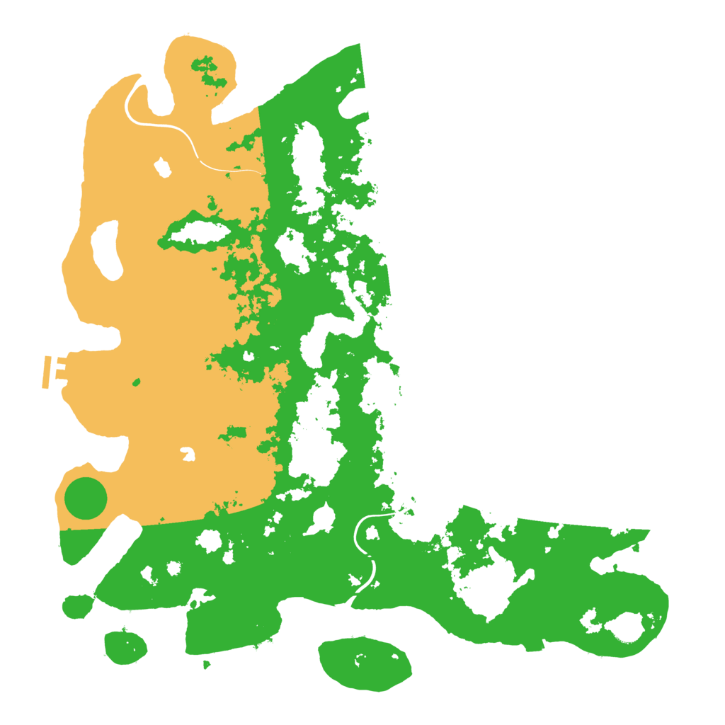 Biome Rust Map: Procedural Map, Size: 4500, Seed: 1987692032