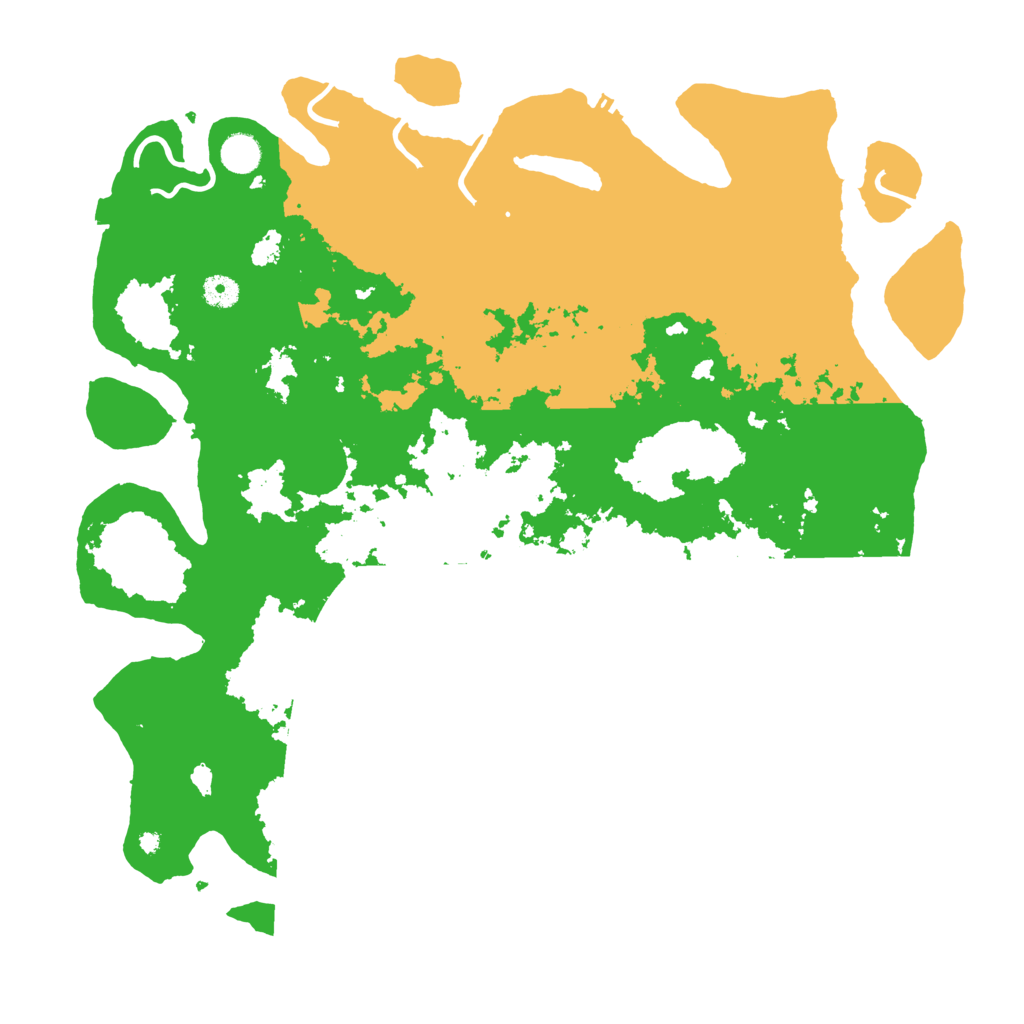 Biome Rust Map: Procedural Map, Size: 4500, Seed: 6532573