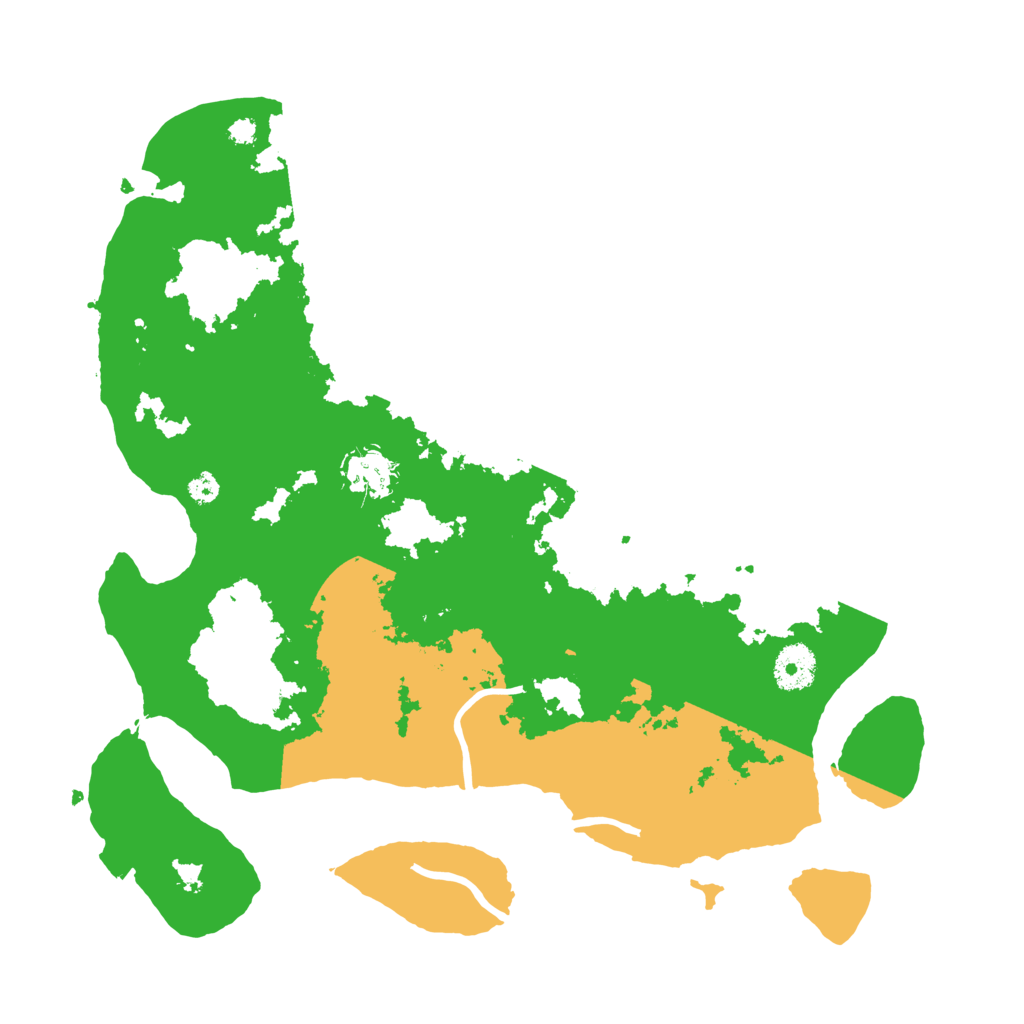 Biome Rust Map: Procedural Map, Size: 3500, Seed: 68308424