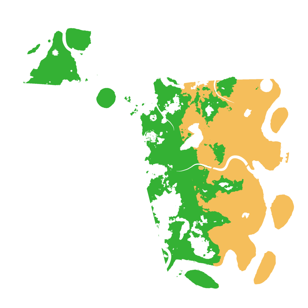 Biome Rust Map: Procedural Map, Size: 4500, Seed: 23421