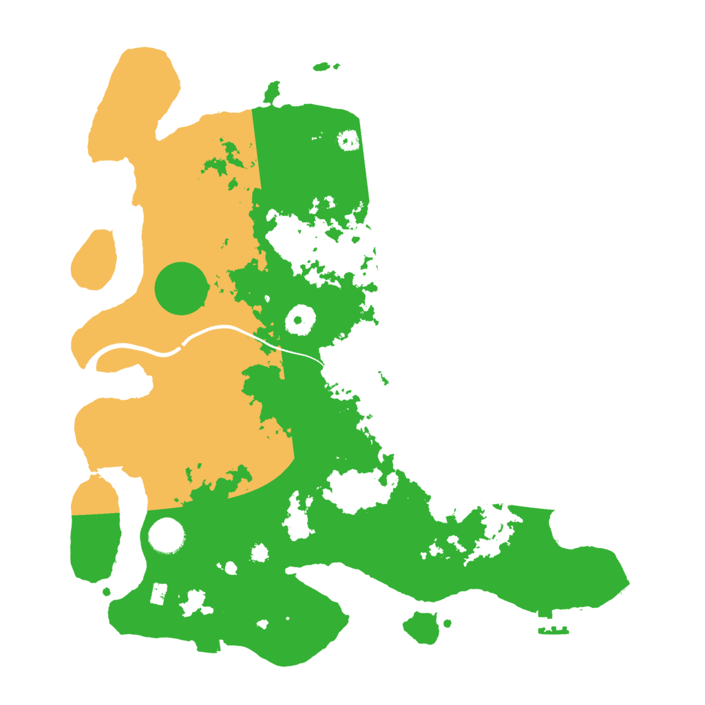 Biome Rust Map: Procedural Map, Size: 3500, Seed: 1146916426