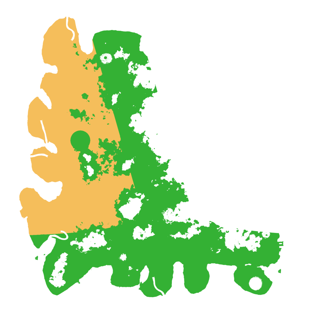 Biome Rust Map: Procedural Map, Size: 4300, Seed: 435102