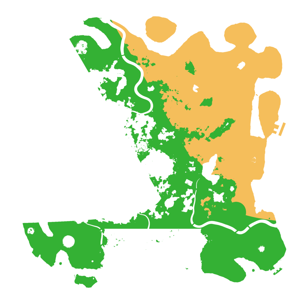 Biome Rust Map: Procedural Map, Size: 4500, Seed: 774537
