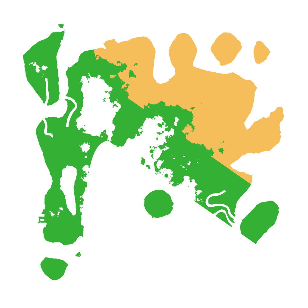 Biome Rust Map: Procedural Map, Size: 3000, Seed: 1094779198