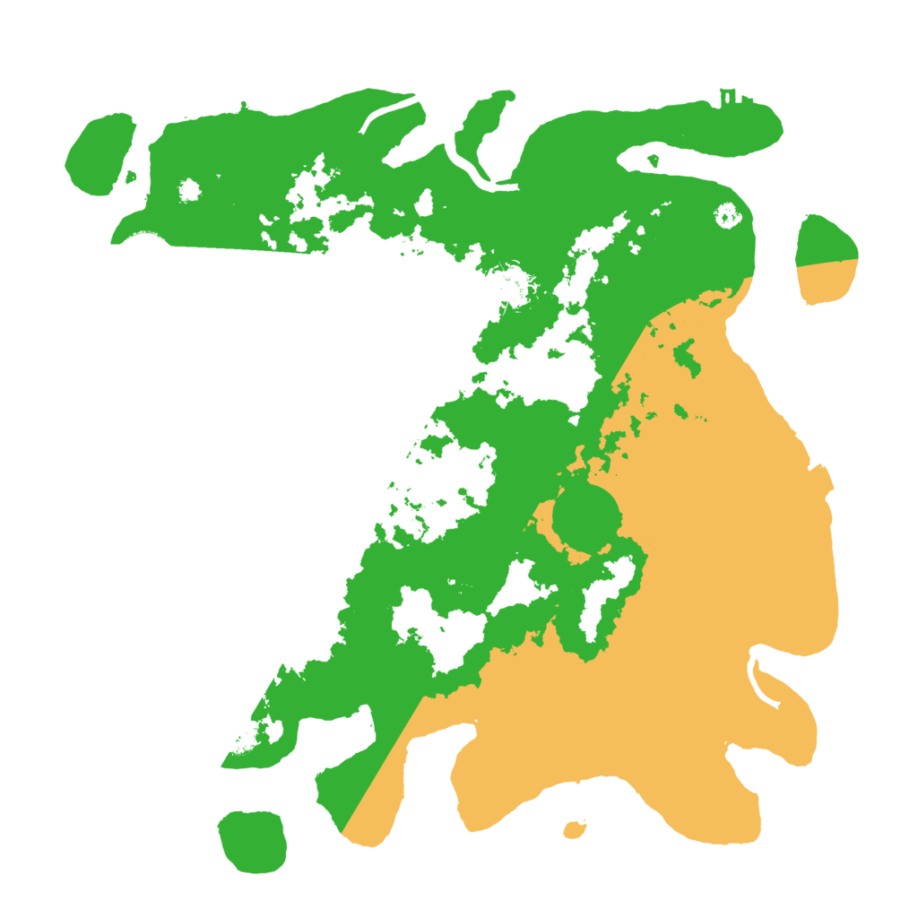 Biome Rust Map: Procedural Map, Size: 3700, Seed: 34494620