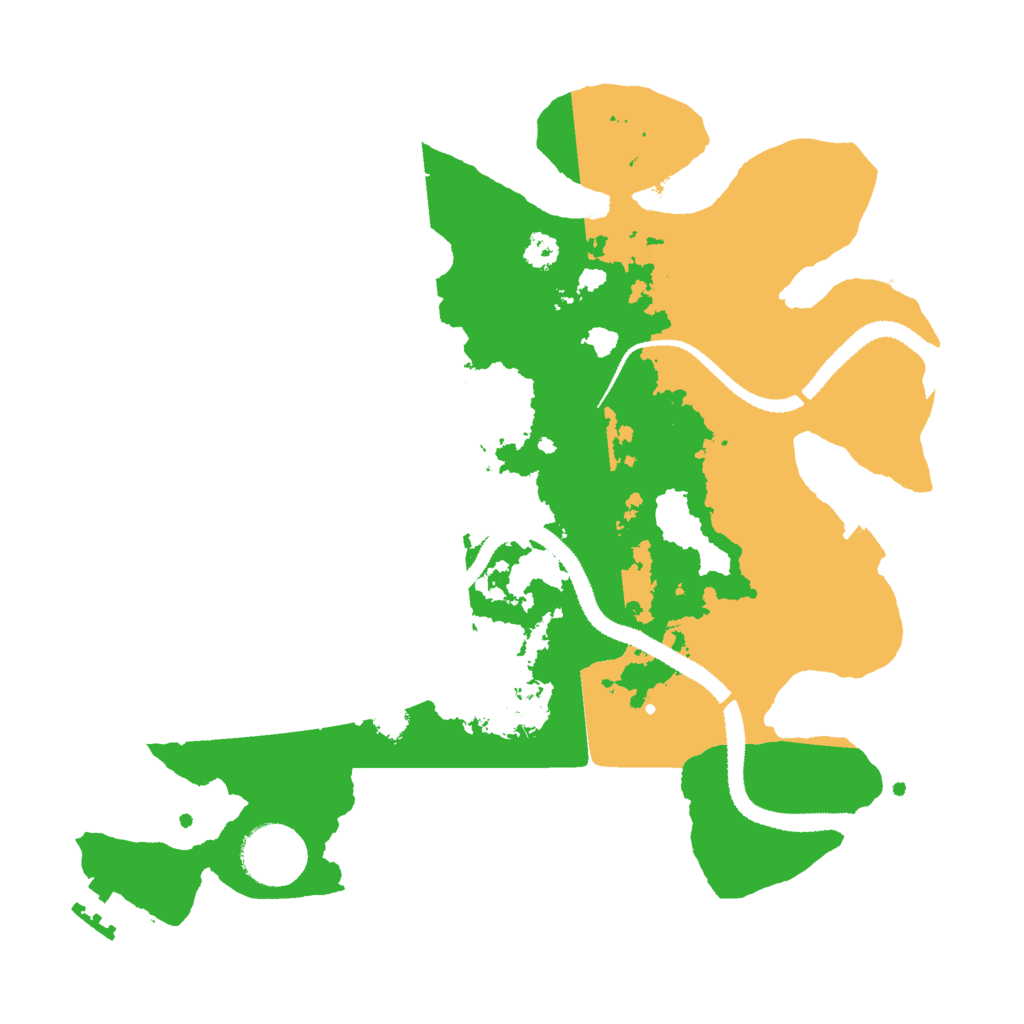 Biome Rust Map: Procedural Map, Size: 3000, Seed: 1689455576
