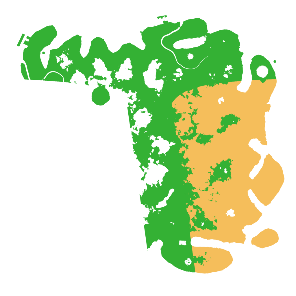 Biome Rust Map: Procedural Map, Size: 4500, Seed: 221136649