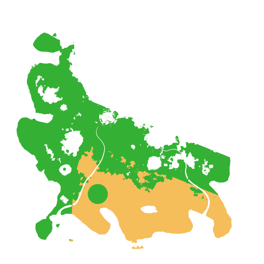 Biome Rust Map: Procedural Map, Size: 3500, Seed: 1463803743