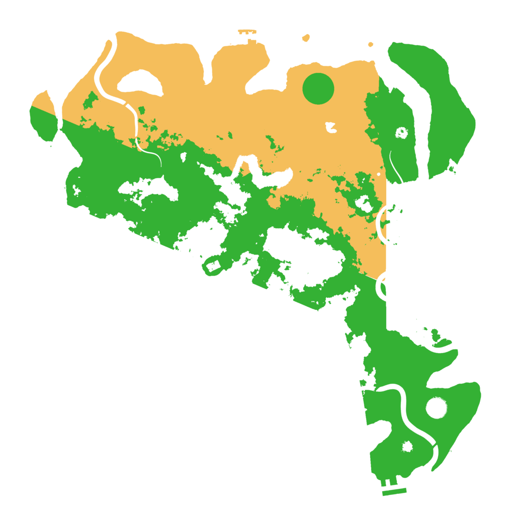 Biome Rust Map: Procedural Map, Size: 4300, Seed: 1073318332