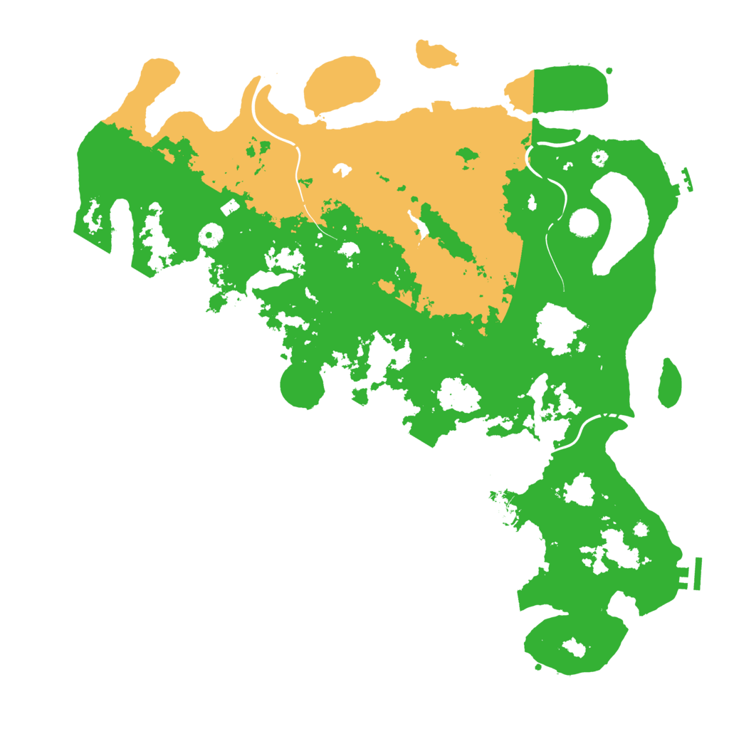 Biome Rust Map: Procedural Map, Size: 4500, Seed: 1922259005