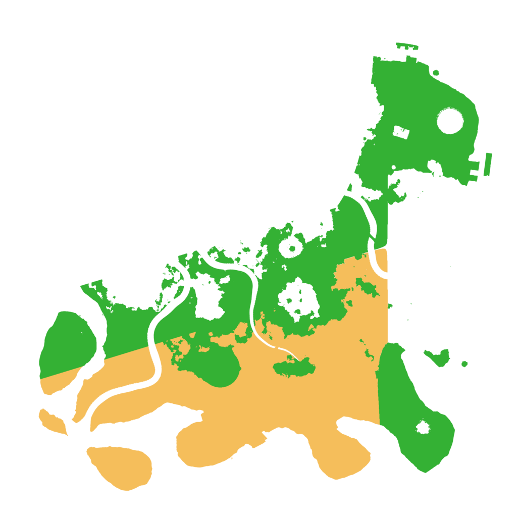 Biome Rust Map: Procedural Map, Size: 3500, Seed: 2115139338