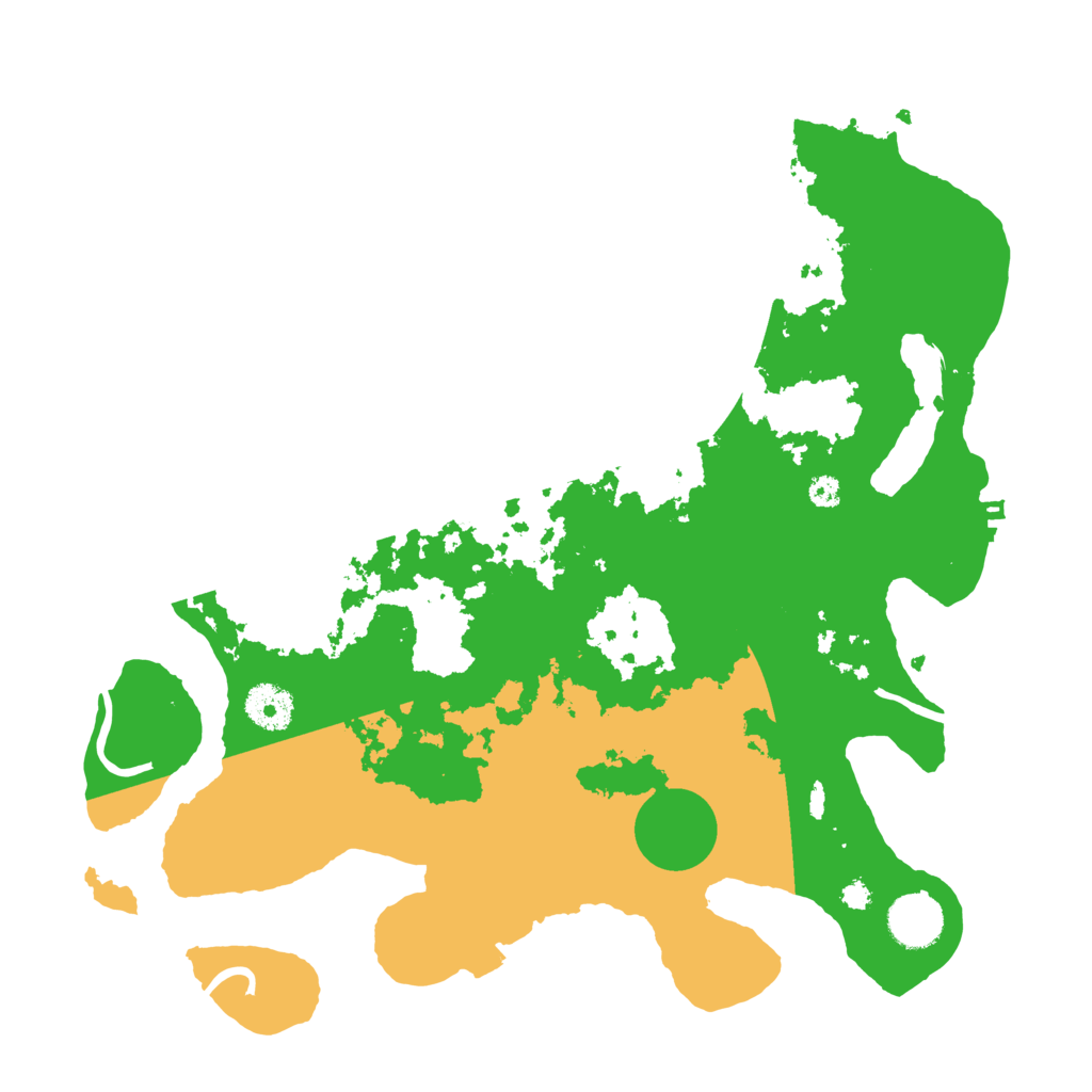 Biome Rust Map: Procedural Map, Size: 3500, Seed: 2115139338