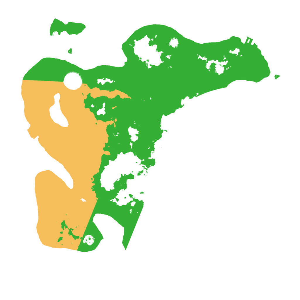 Biome Rust Map: Procedural Map, Size: 3000, Seed: 1199397845