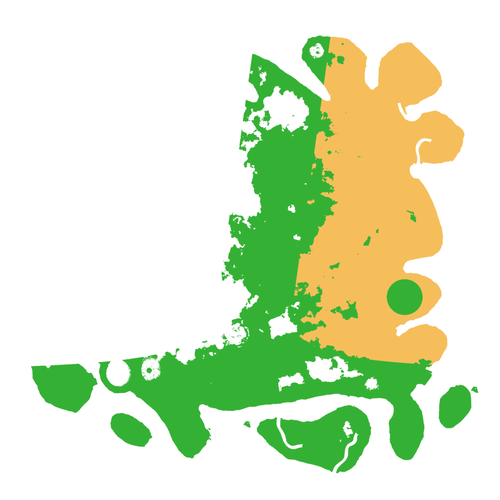 Biome Rust Map: Procedural Map, Size: 3700, Seed: 163591308