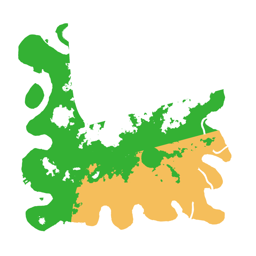 Biome Rust Map: Procedural Map, Size: 3500, Seed: 219529095