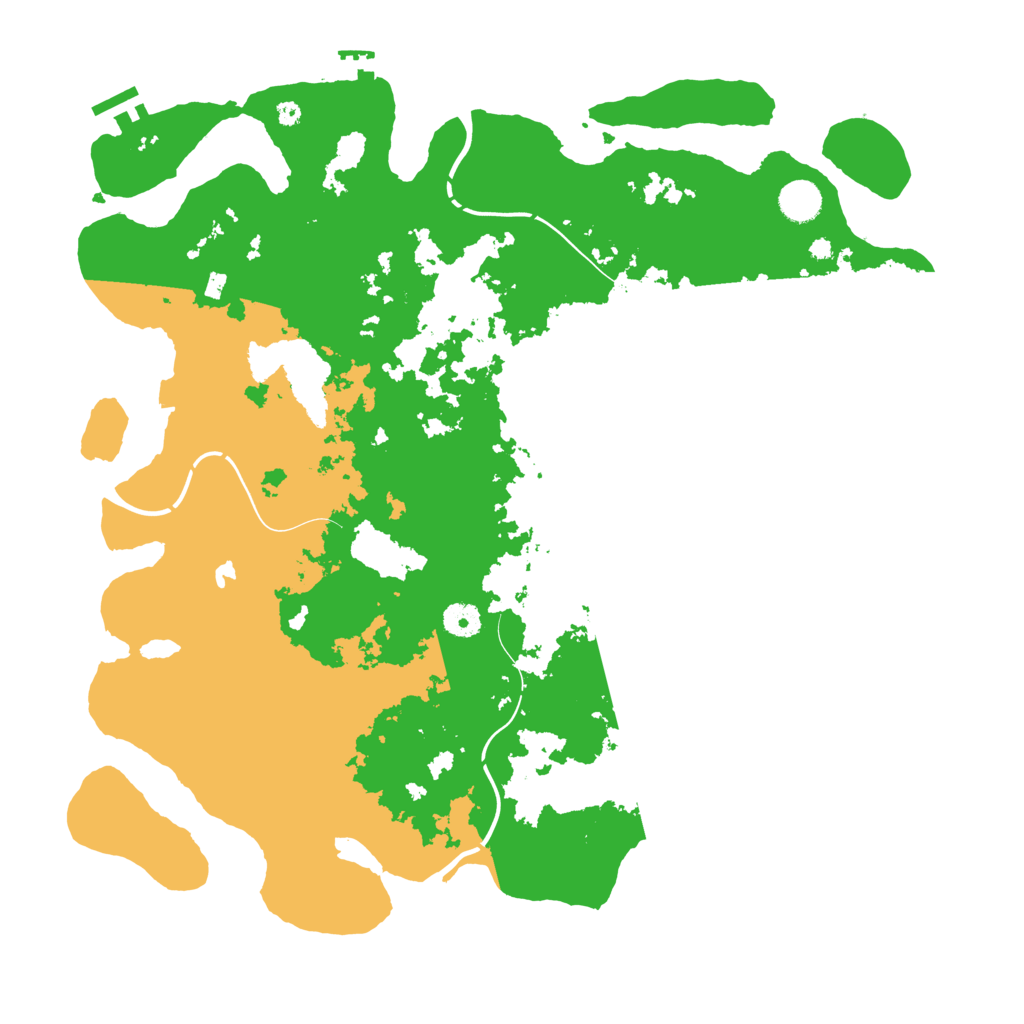 Biome Rust Map: Procedural Map, Size: 4250, Seed: 454546234