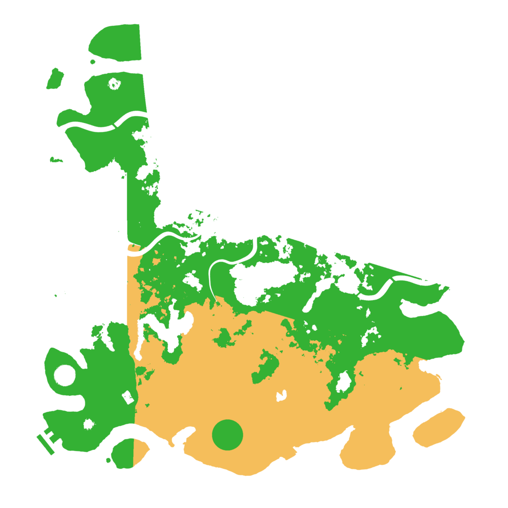 Biome Rust Map: Procedural Map, Size: 4334, Seed: 13825