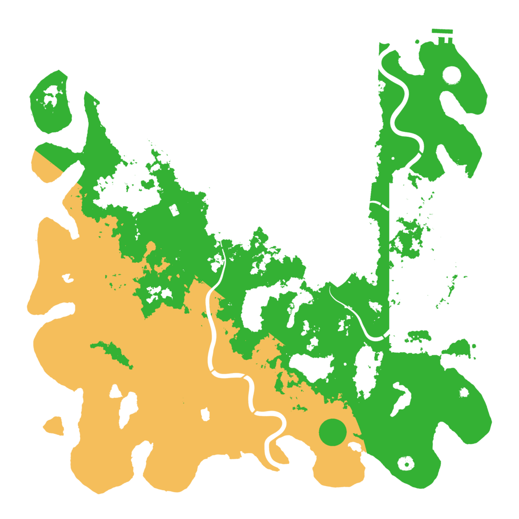Biome Rust Map: Procedural Map, Size: 5000, Seed: 436509