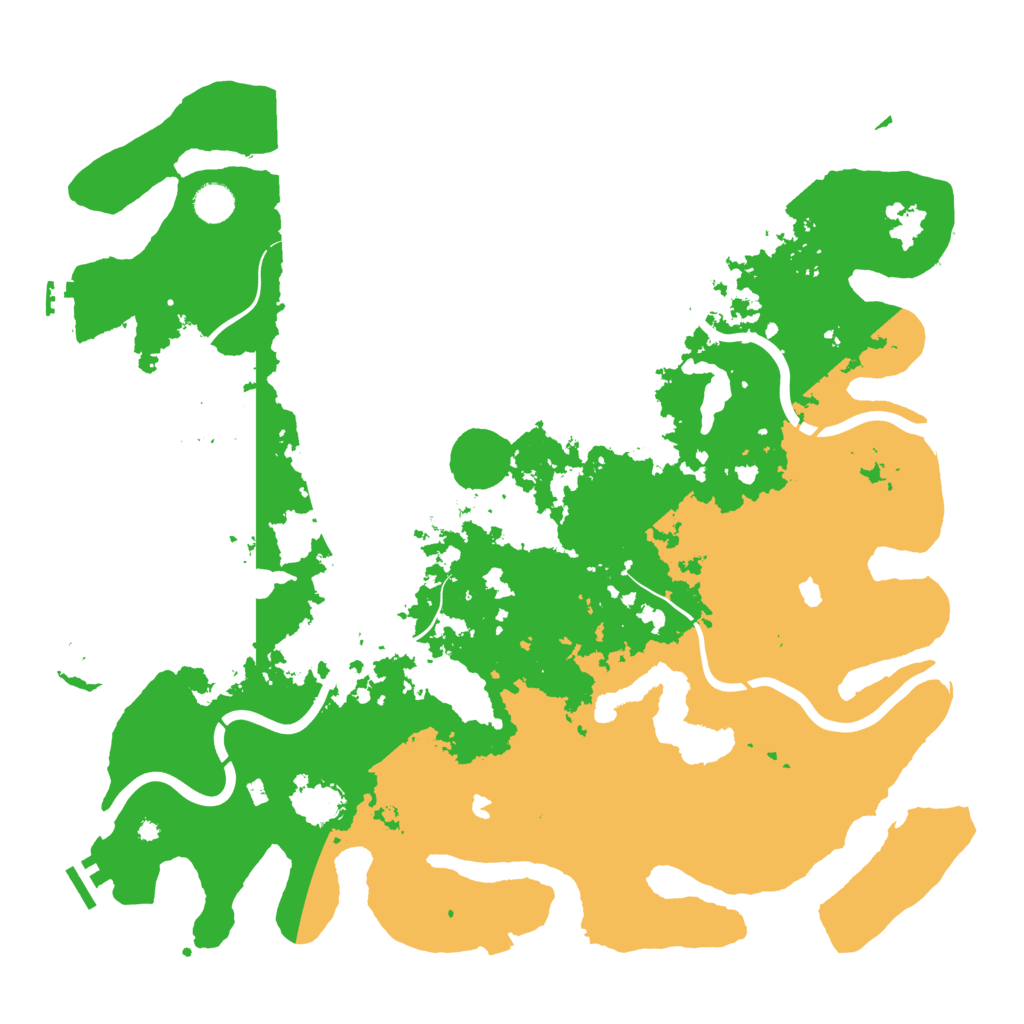 Biome Rust Map: Procedural Map, Size: 4500, Seed: 2041017064
