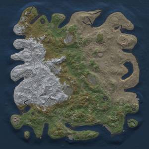 Thumbnail Rust Map: Procedural Map, Size: 4250, Seed: 3467658, 17 Monuments