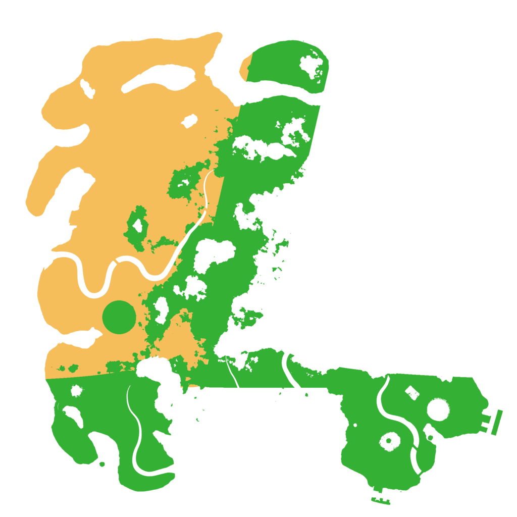 Biome Rust Map: Procedural Map, Size: 4050, Seed: 1799382011