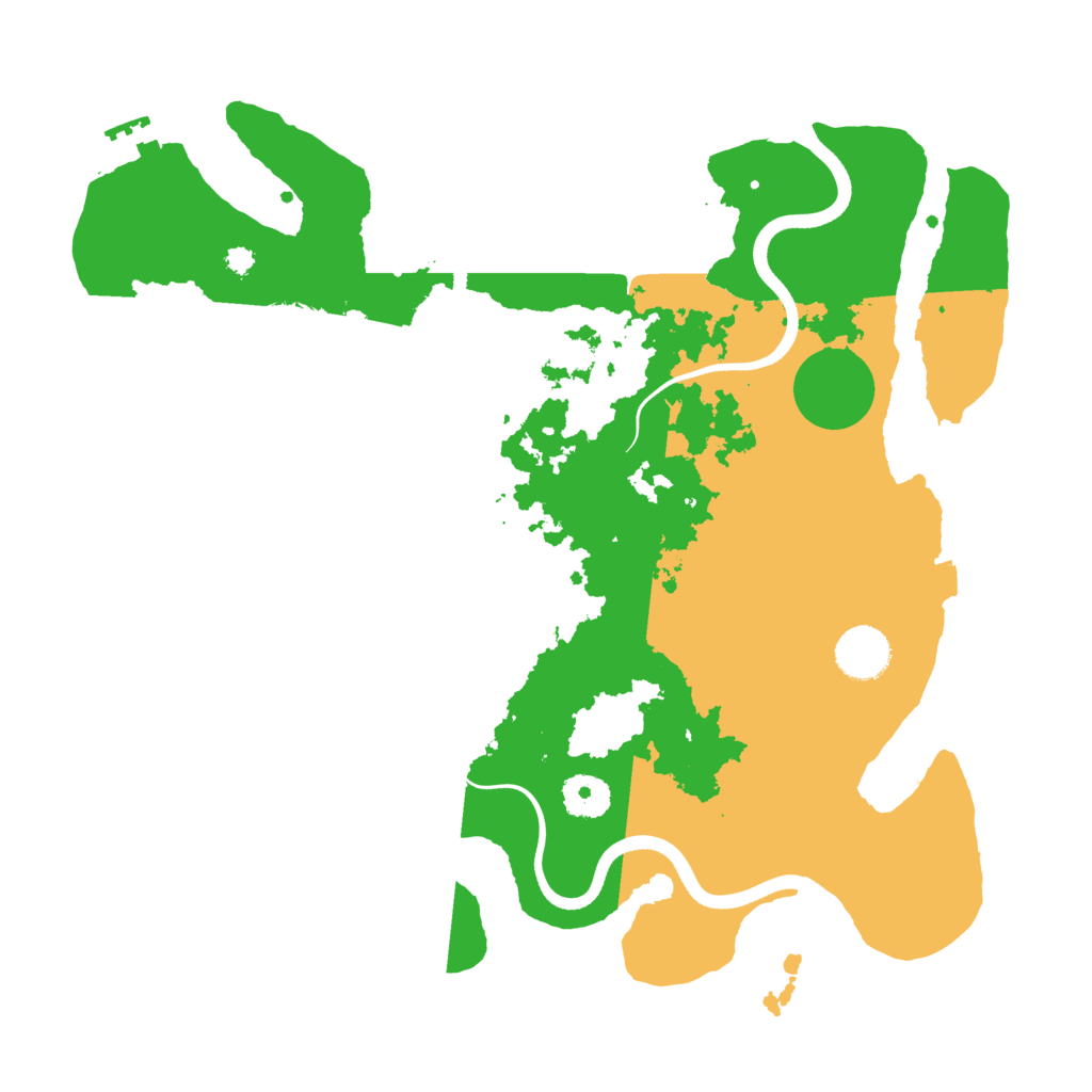 Biome Rust Map: Procedural Map, Size: 3560, Seed: 32578