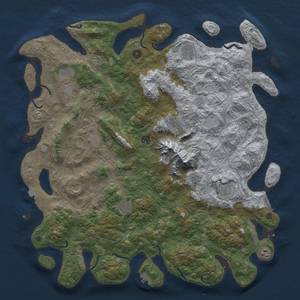 Thumbnail Rust Map: Procedural Map, Size: 5000, Seed: 1668350651, 19 Monuments