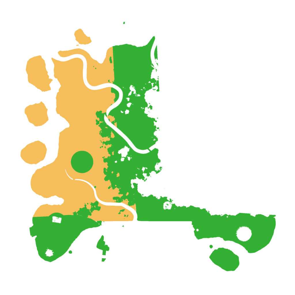 Biome Rust Map: Procedural Map, Size: 3500, Seed: 790105570