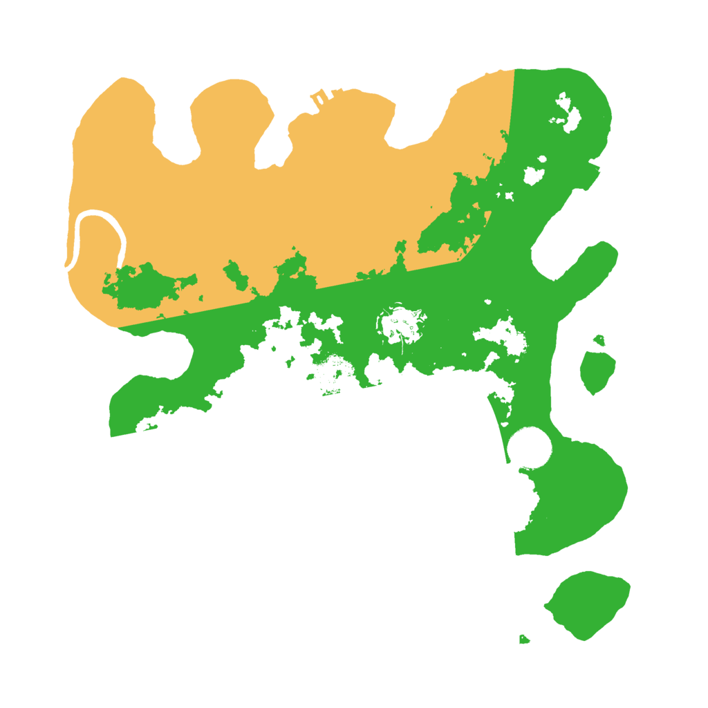 Biome Rust Map: Procedural Map, Size: 3000, Seed: 1268815518