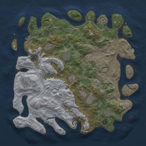 Thumbnail Rust Map: Procedural Map, Size: 4250, Seed: 1942584313, 19 Monuments