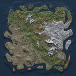 Thumbnail Rust Map: Procedural Map, Size: 5000, Seed: 3082023, 19 Monuments